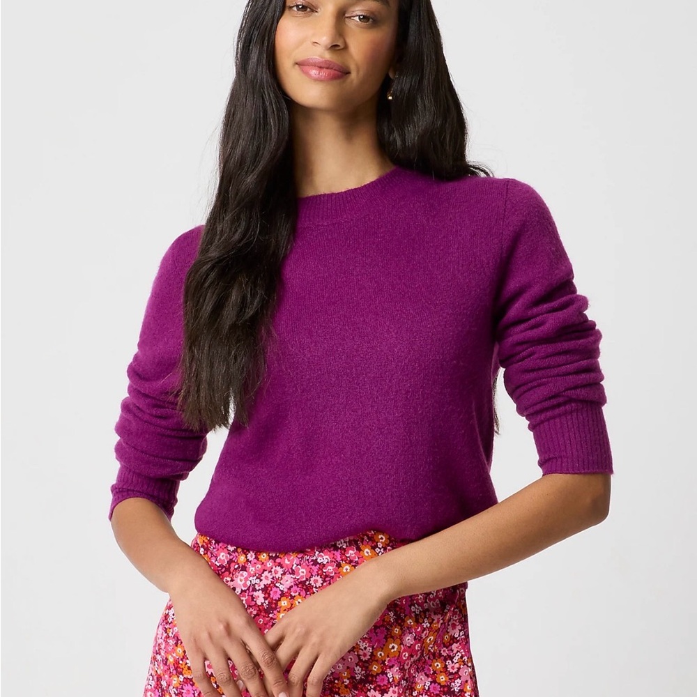 NEW JCrew Iris crew neck extra soft Sweater
